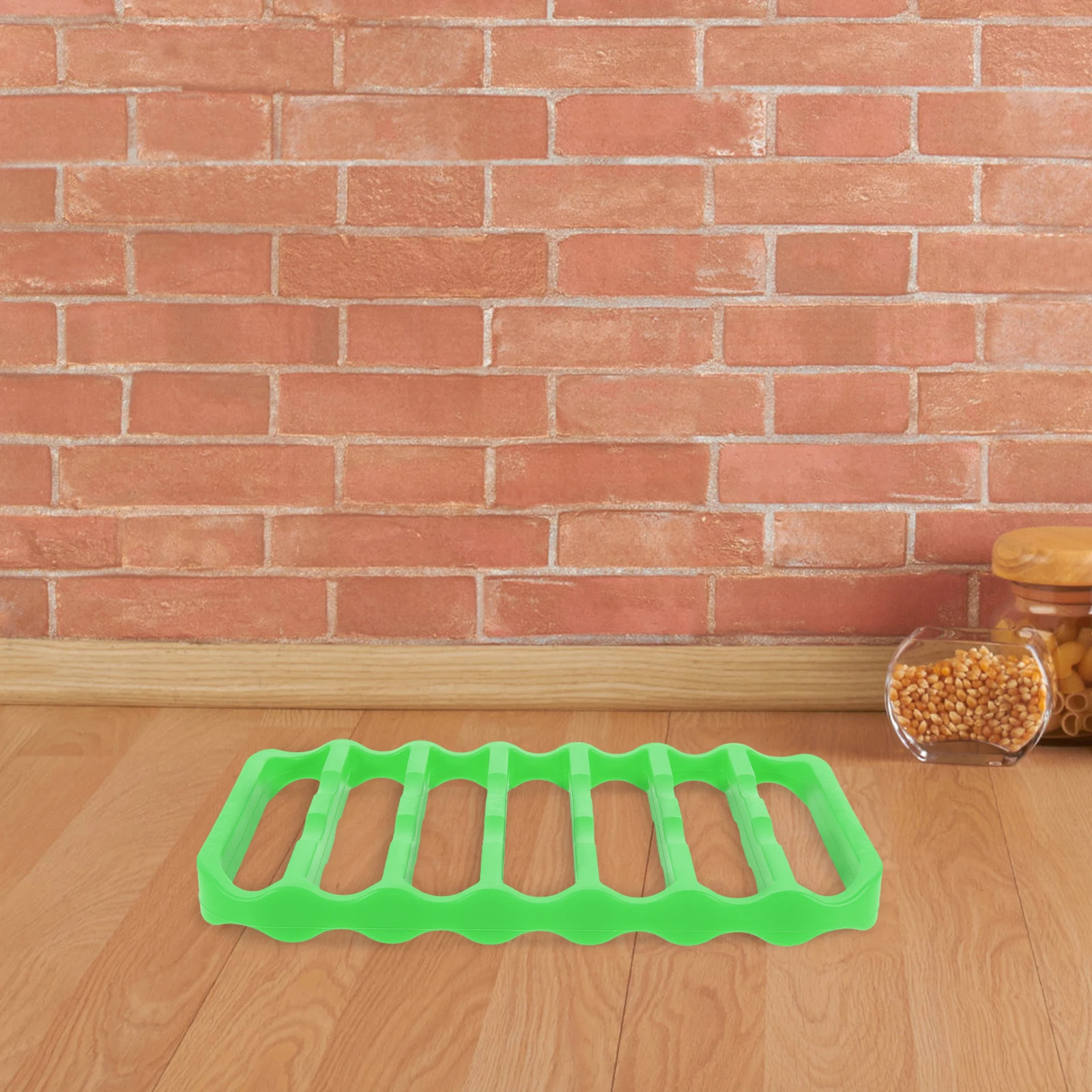 

Silicone Roasting Rack Non Stick Cooling Baking Round Heat Resistant Placemats Red Easy Clean Kitchen Tool Mats Anti Slip Dining