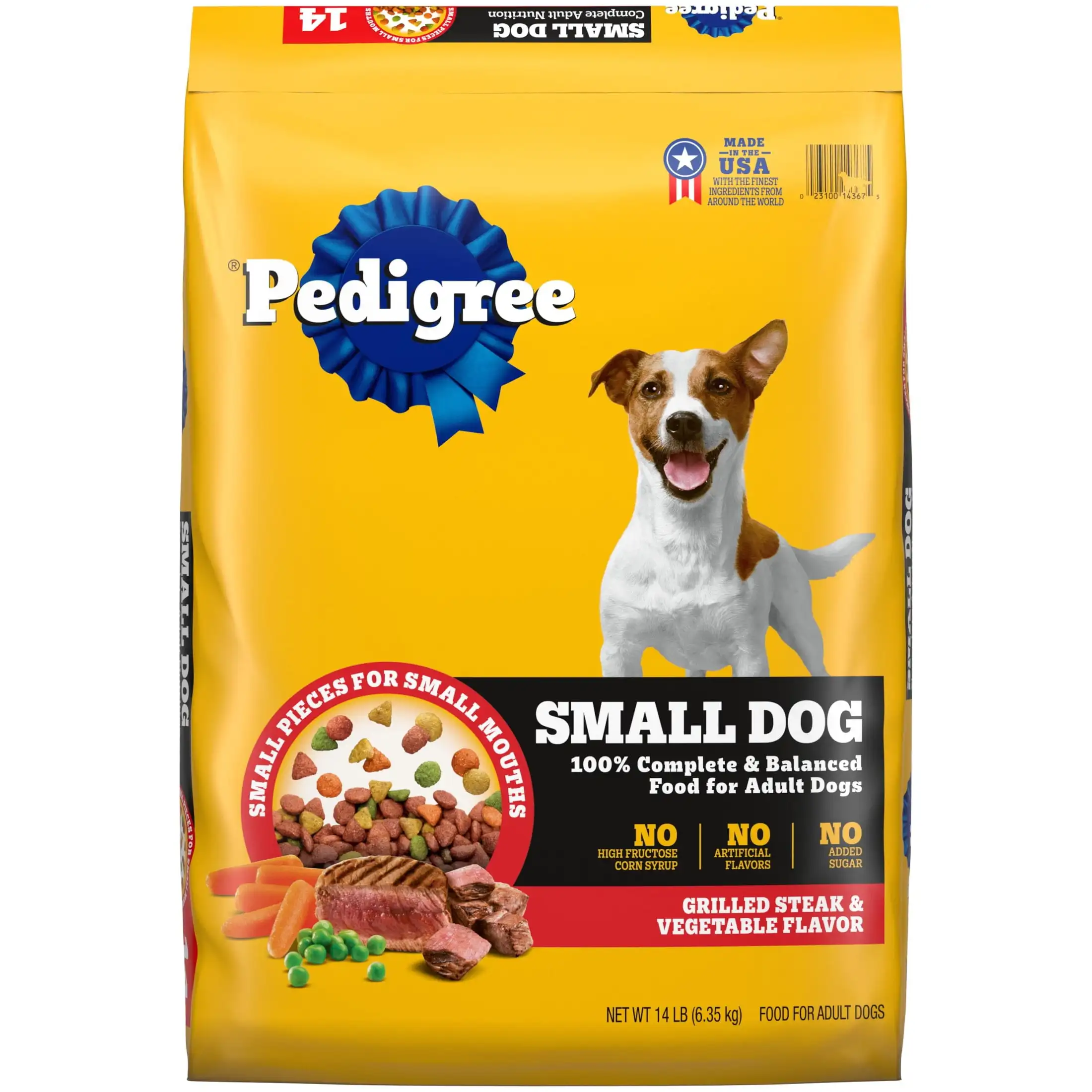 

Complete Nutrition Grilled Steak and Vegetable Dry Dog Food for Small Adult Dog, 14 lb Bag