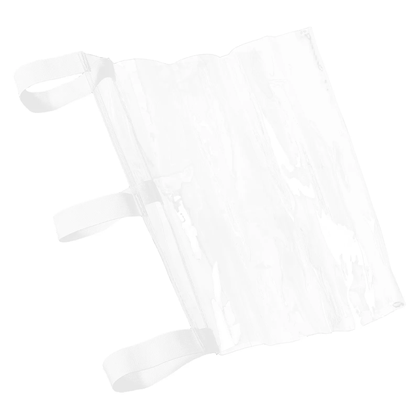 

Прозрачный пылезащитный пластиковый коврик-накладка на подножку стоматологического кресла с эластичными лентами для больниц и салонов красоты