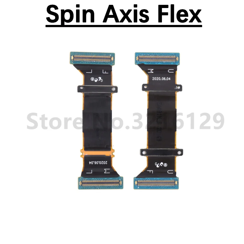 Charging Port Board For Samsung Z Fold2 F916 Volume Button SIM Card Holder Spin Axis Signal Fingerprint Sensor Motherboard Flex