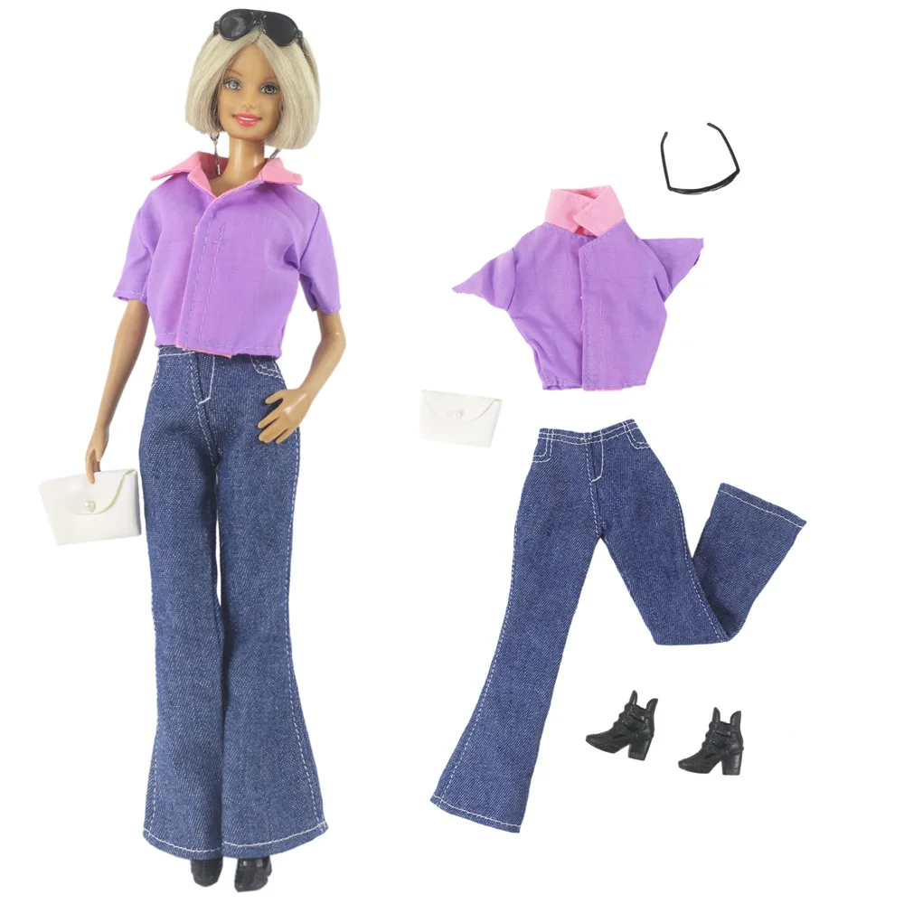 1 Set Puppenkleidung im Maßstab 1:6, Kleid-Outfit für 11,5 Zoll (30 cm) Puppen, viele Stile zur Auswahl, Geschenke für Mädchen, Puppenzubehör # 6 – Detail 14