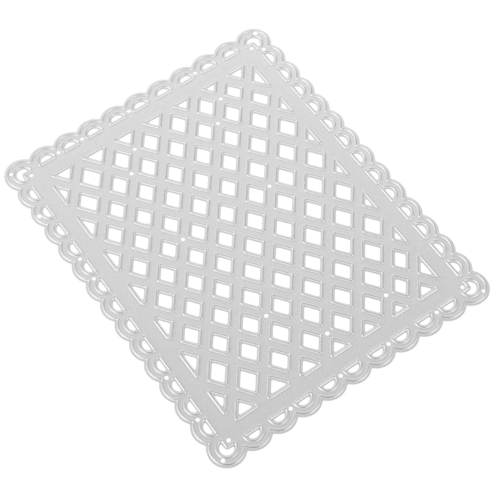

DIY Cutting Die Rectangular Grid Frame Decor Carbon Steel Mold Embossing Paper Crafts Tool Rectangle Frame Die Cuts Tool