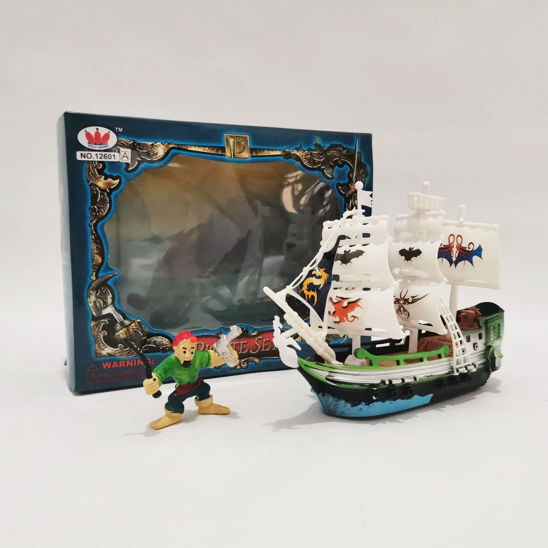 Children's Pirate Ship Model Toy Model Children's Holiday Gift Sailing Pirate Ship