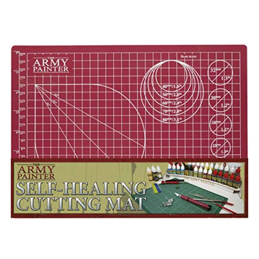 

Self-Healing Cutting Mat Double-Sided PVC Non-Slip Mat 3-Layer Square Cutting and Modeling Mat A4, 220x300mm for Role Play, Boa