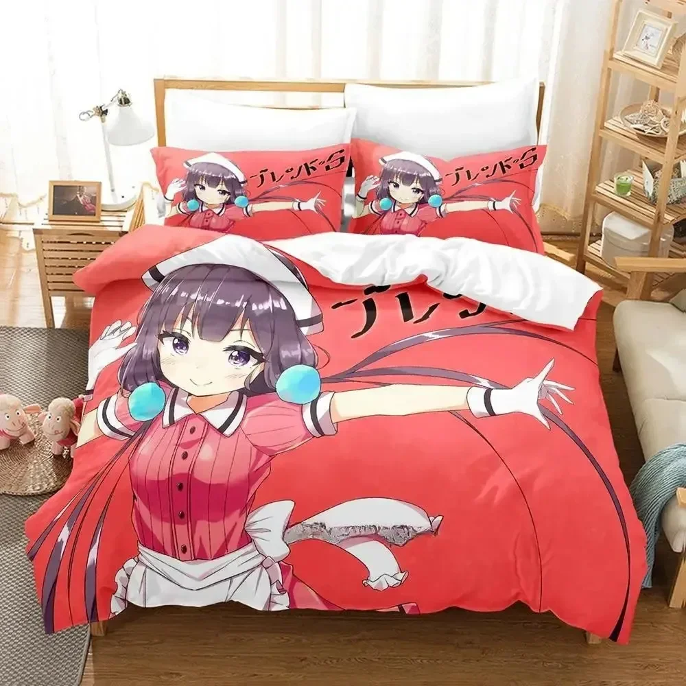 

3D Kawaii Blend S Bedding Set Single Twin Full Queen King Size Bed Set Adult Kid Bedroom Duvet cover Sets 3D Anime Bed Sheet Set