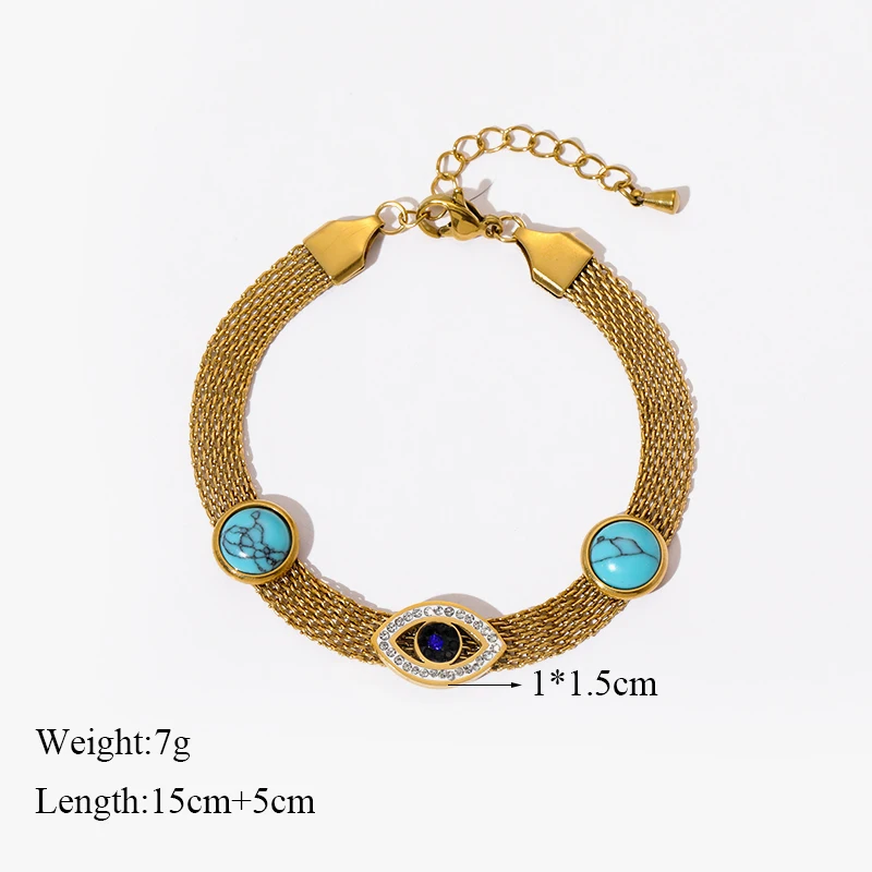 EILIECK 316L Edelstahl Einfache Zirkonia-Kettenarmbänder für Damen Wasserdicht Luxuriöser Glitzer Stilvoller Charm-Schmuck Geschenke – Detail 18