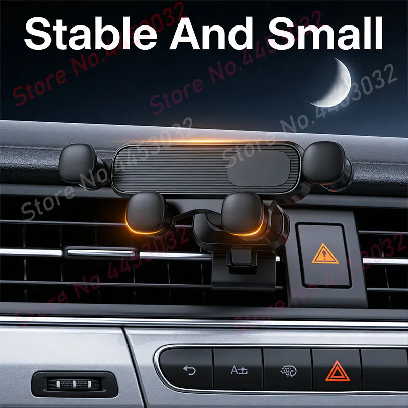 Gravity Car Phone Holder For Subaru Outback 2021-2022 Auto-Clamping Phone Stand Mount With Base Bracket Car Accessories - view 3