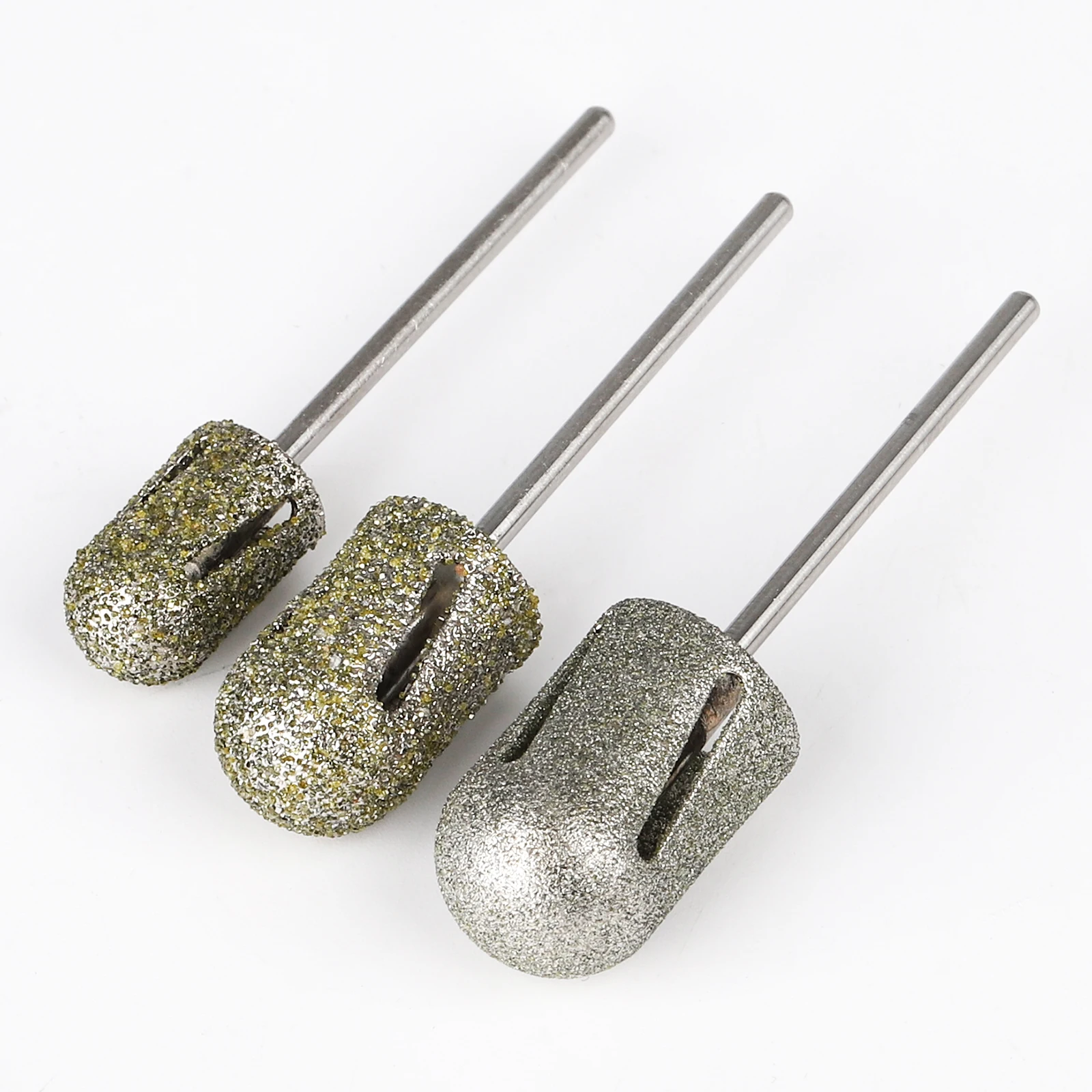 BNG Diamond Pedicure Cone Bit for Cracked Skin Corns Callus Removal Feet Filing Tool 3/32" Rotary Burrs Nail Pedicure Drill Bits