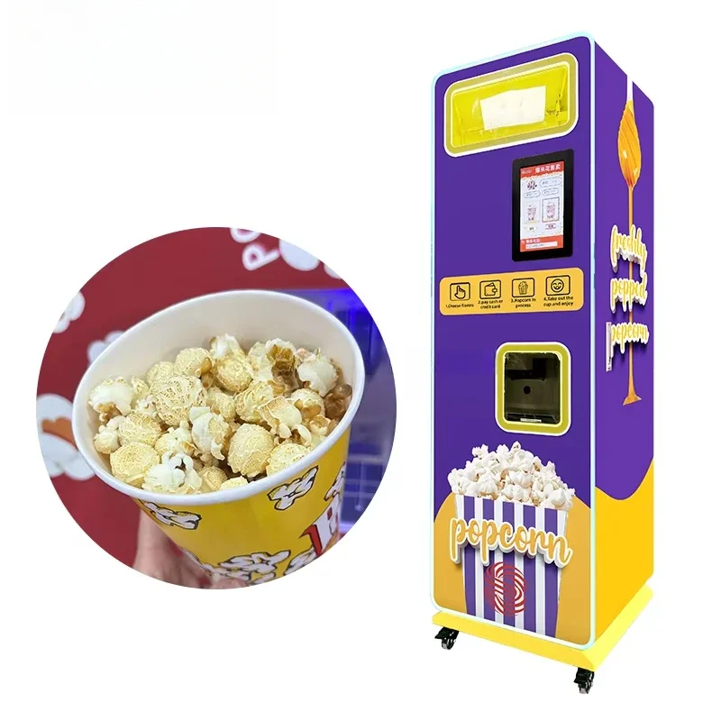 Popcorn Vending Machine Delicious Healthy Popcorn Business Best Commercial Popcorn Machine