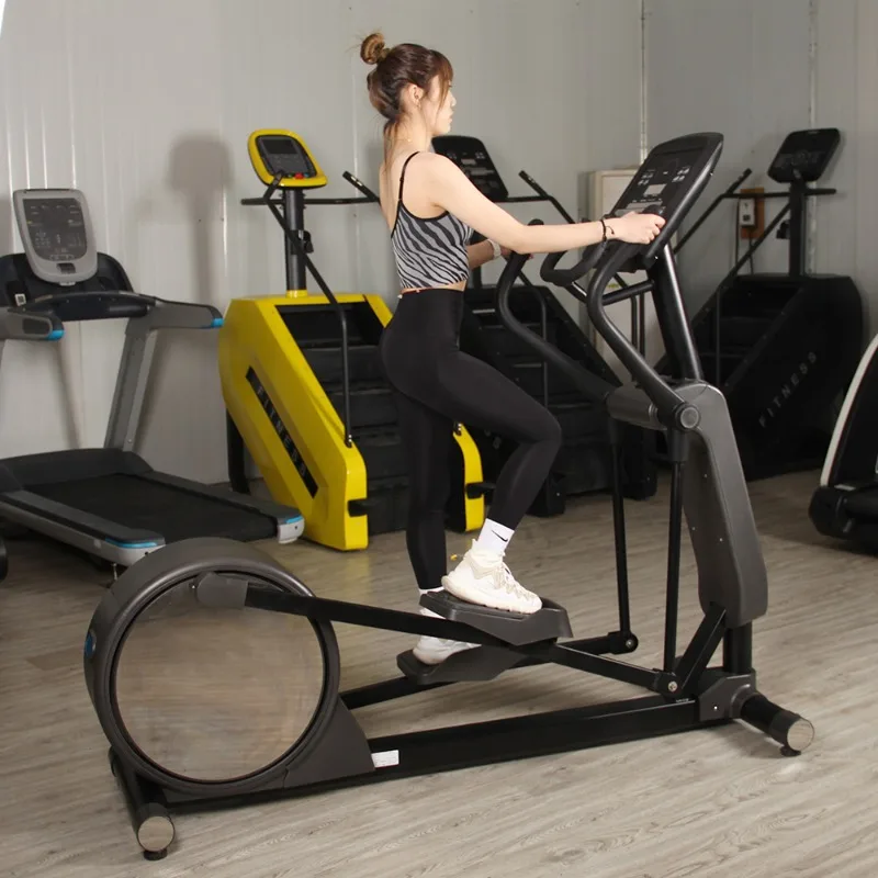 معدات اللياقة البدنية التجارية في صالة الألعاب الرياضية المنزلية، جهاز تدريب متقاطع رياضي بيضاوي الشكل لسلسلة قلب بناء الجسم