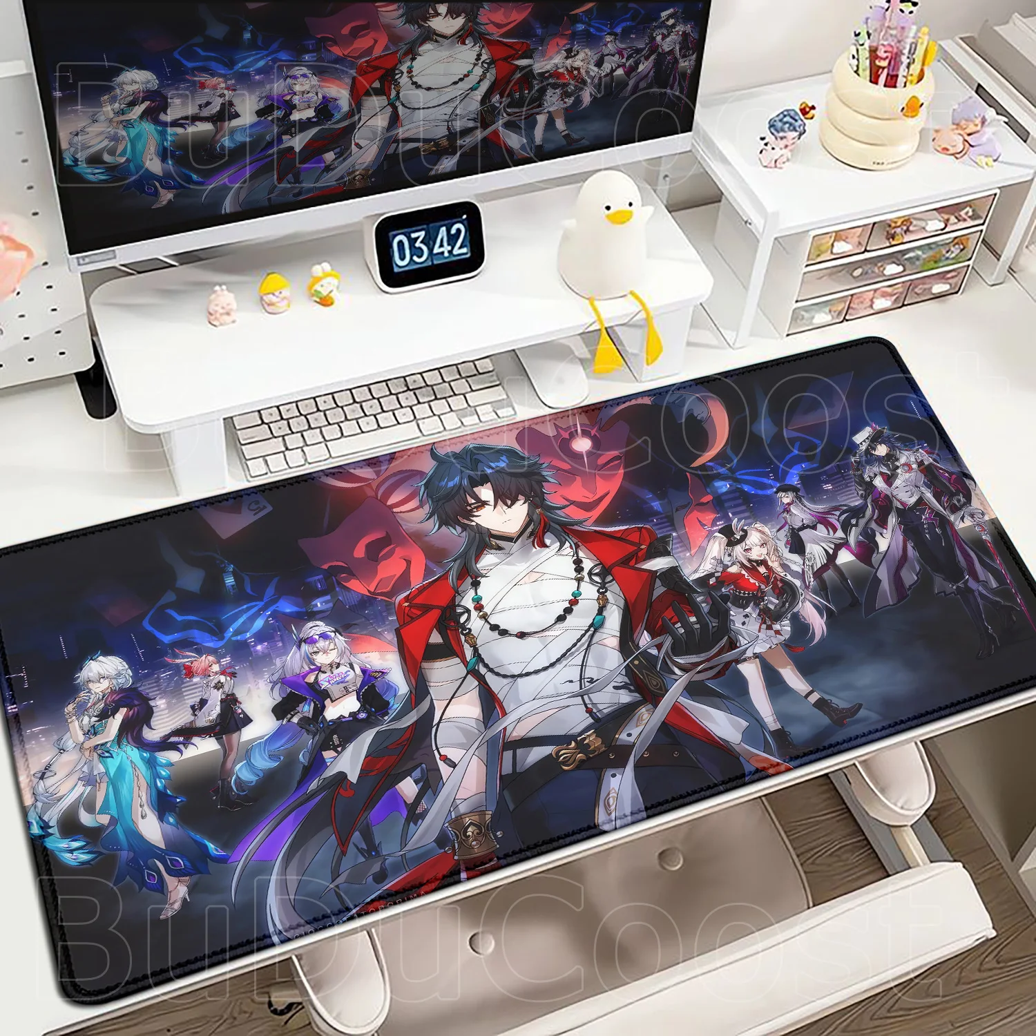 

New Sparxie Evanescia Yao Guang Silver Wolf Blade Mouse Pad Laptop PC Mousepad Honkai Star Rail Cute Mat Anime Gaming Desk Mats