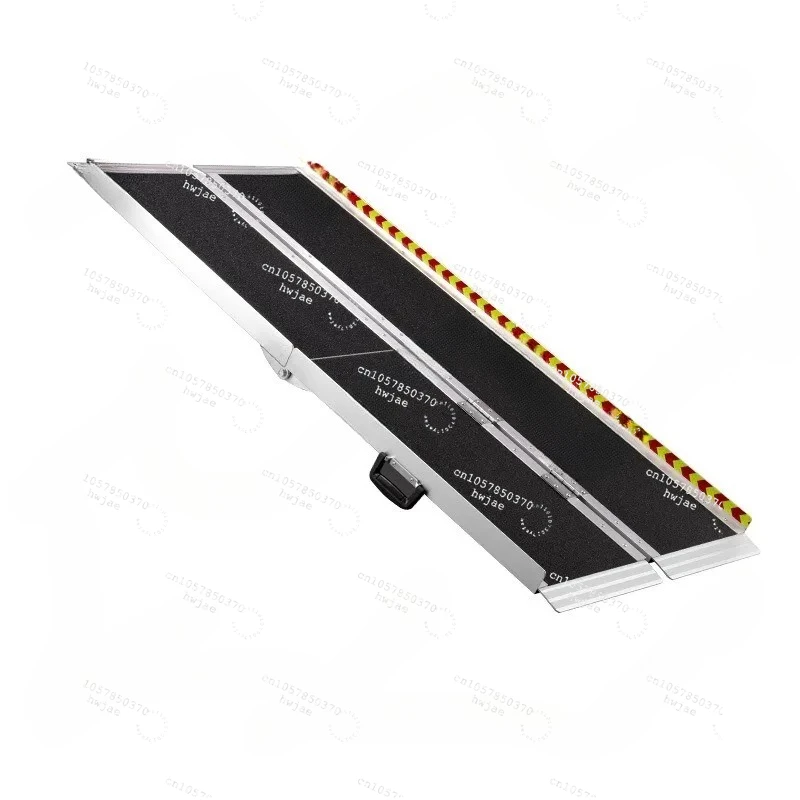 Portable Aluminum Folding Ramp, 600Lbs Capacity, 6'L × 29 