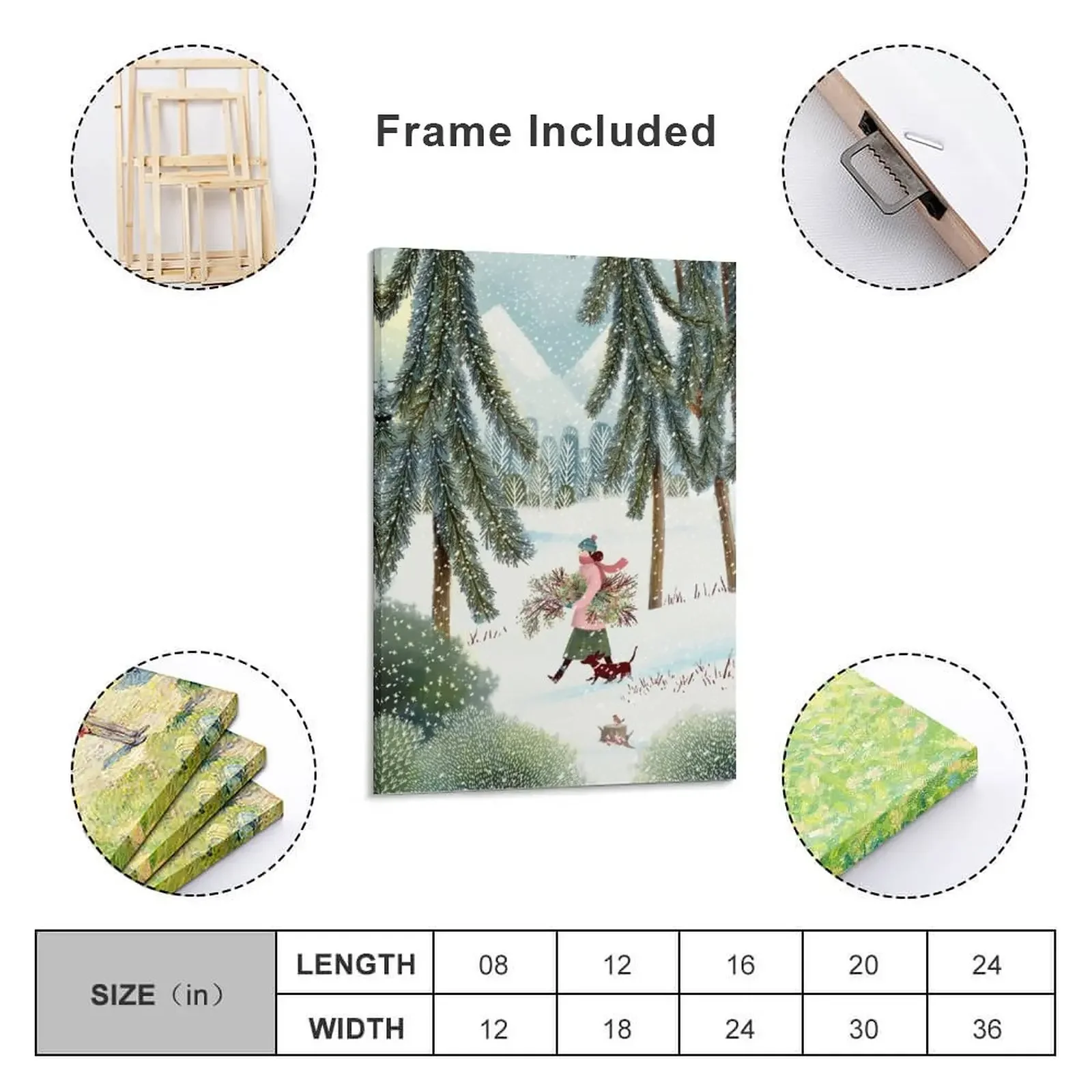 The Extreme Wreather on a Foraging Expedition Canvas Painting cute room decor japanese room decor