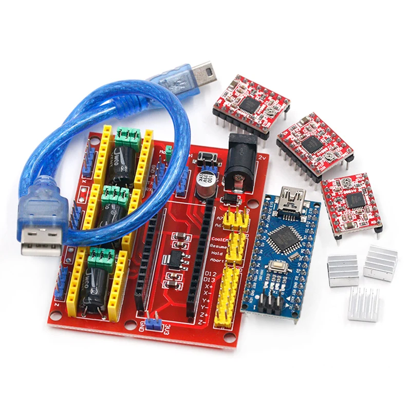 cnc shield v4 Engraver Kit Expansion Board A4988 Printer Driver board module for UNO R3