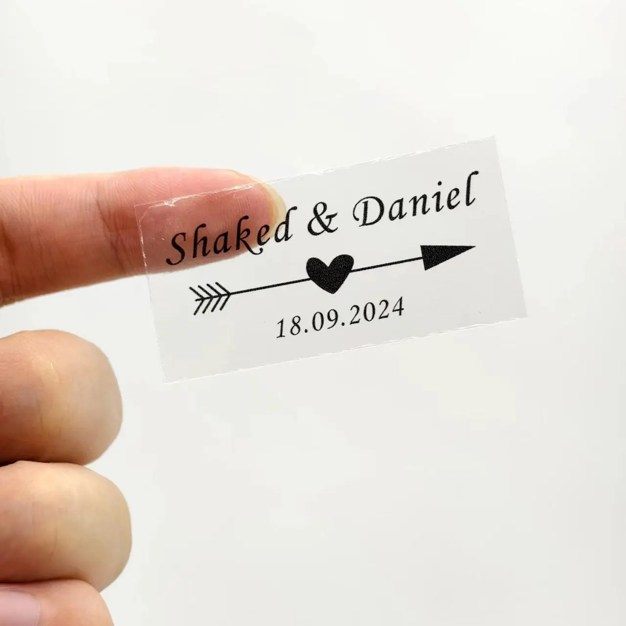 DIY 50PCS Wedding bubble Labels Personalized Transparent Stickers, Bubble Wand Label Clear, Custom Wedding Favor Stick