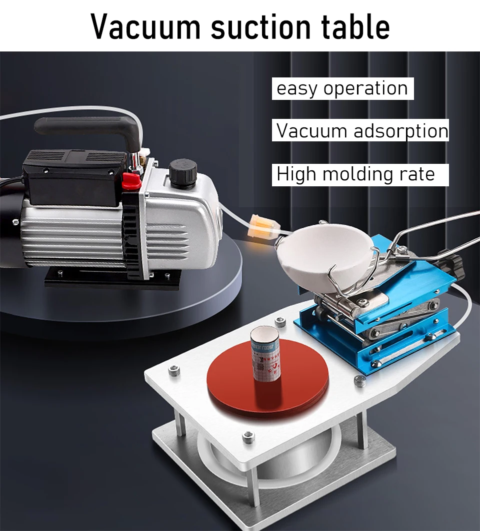 Vacuum Plaster Mold Suction Table Gold Silver Jewelry Vacuum-Suction Molding Machine Stainless Steel Jewelry Tools & Equipment