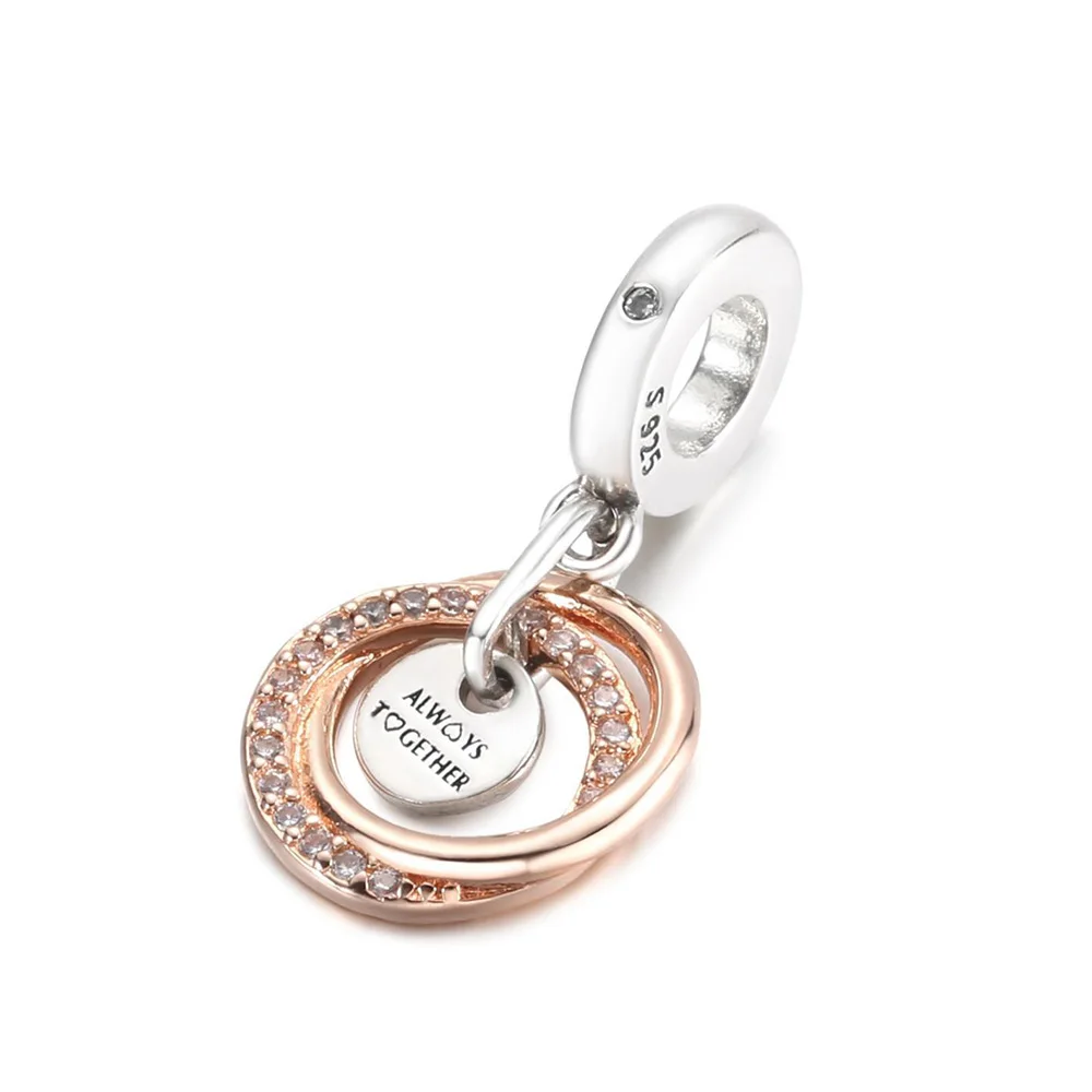 925 Sterling Silver Bead Spanish Flamenco Guitar Shoe Fan Triple Dangle Charm Fit Fashion Women Bracelet Bangle Gift DIY Jewelry 6