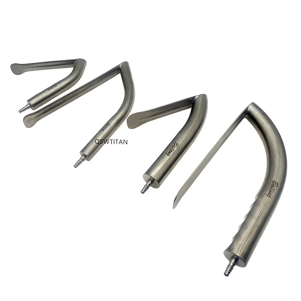 Thoracic Retractor Pull Hook Thin or Thick Handle Stainless steel Chest Hook Plastic Surgery Instrument 1pcs