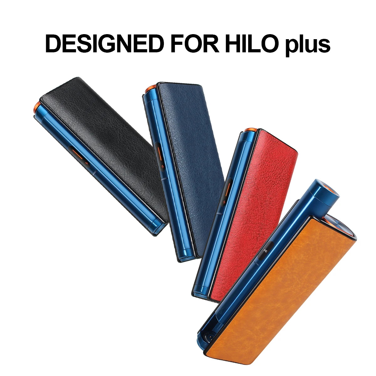 PU leather protective case suitable for HILO plus, fashionable and trendy, protecting the electronic cigarette accessories. view 2