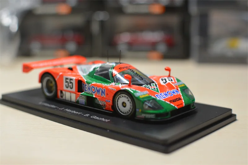 787B MAZDA หล่อจากรถแข่งของเล่นของสะสมโมเดล1991ของตกแต่งในการแสดงของขวัญ