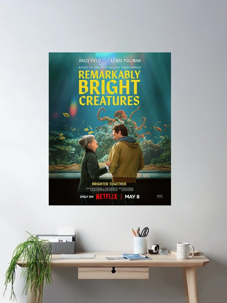 Remarkably Bright Creatures 2026 Movie, Print Art Canvas Poster,Living Room , Home Wall Decor Picture