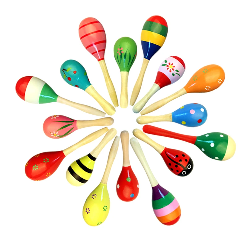 2 قطعة المطارق الرملية ألعاب خشبية 2 أحجام المتاحة آلة موسيقية الأطفال أورف الآلات تعزيز الدماغ ألعاب مونتيسوري TMZ