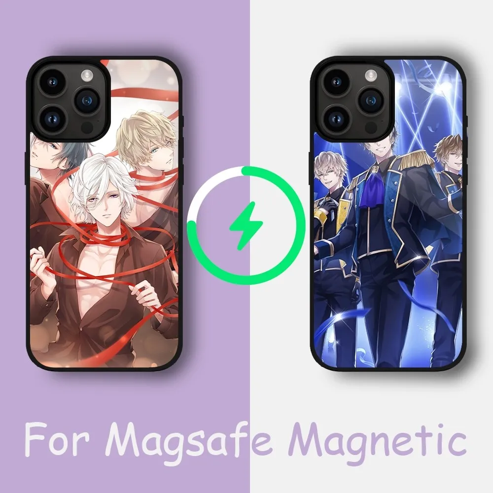 Ikemen Vampire Otome Game Phone Case For iPhone 15 14 13 12 11 Pro Max Plus Phone Magnetic for Macsafe Cases Cover