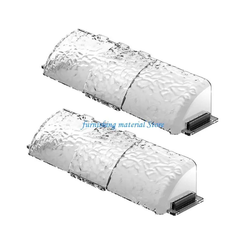 Y5GD Clear Plastic Air Vent Deflector Adjustable Vent Covers Enduring