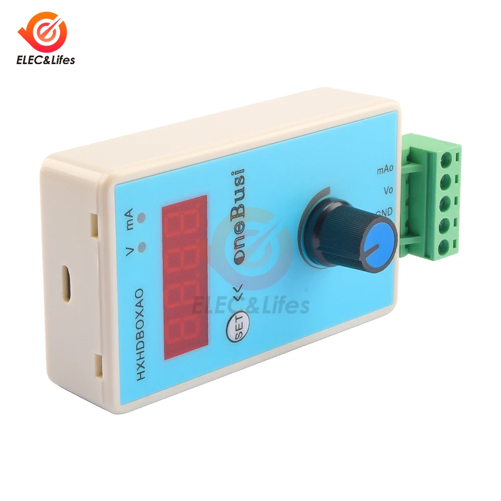 Handheld 0-10V/2-10V 0-20mA/4-20mA Signal Generator Adjustable Current Voltage Analog Simulator Signal Sources Output 24V