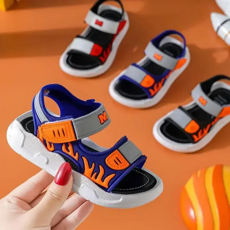 Fashion Kids Sandals Baby Shoes Boy Soft Sole Non-slip Boys Girls Sandals Toddler Children's Shoes Summer Beach 2-10 Years
