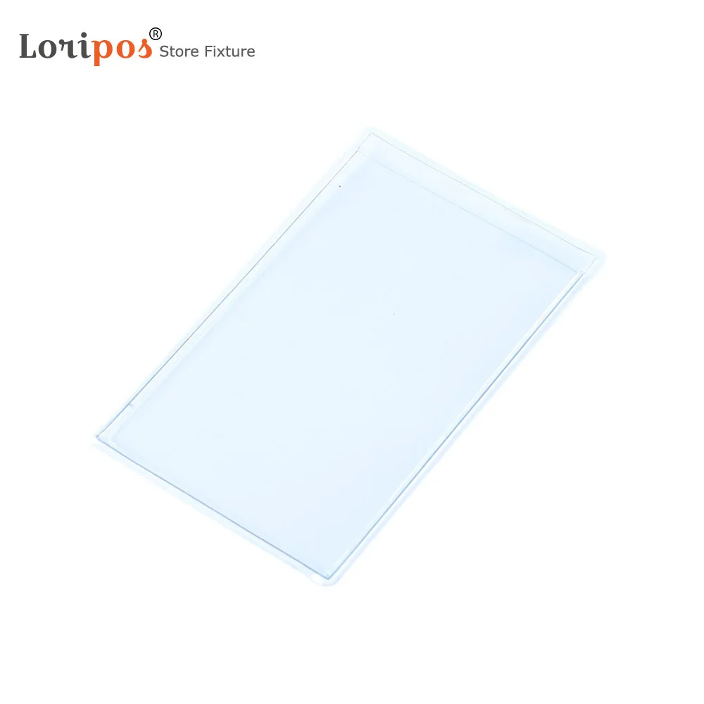 Transparent PVC Soft Rubber Price Sheet Display Pocket Protective Sleeve Label Holder Price Tag Card Sign Frame Paper Tag Talker