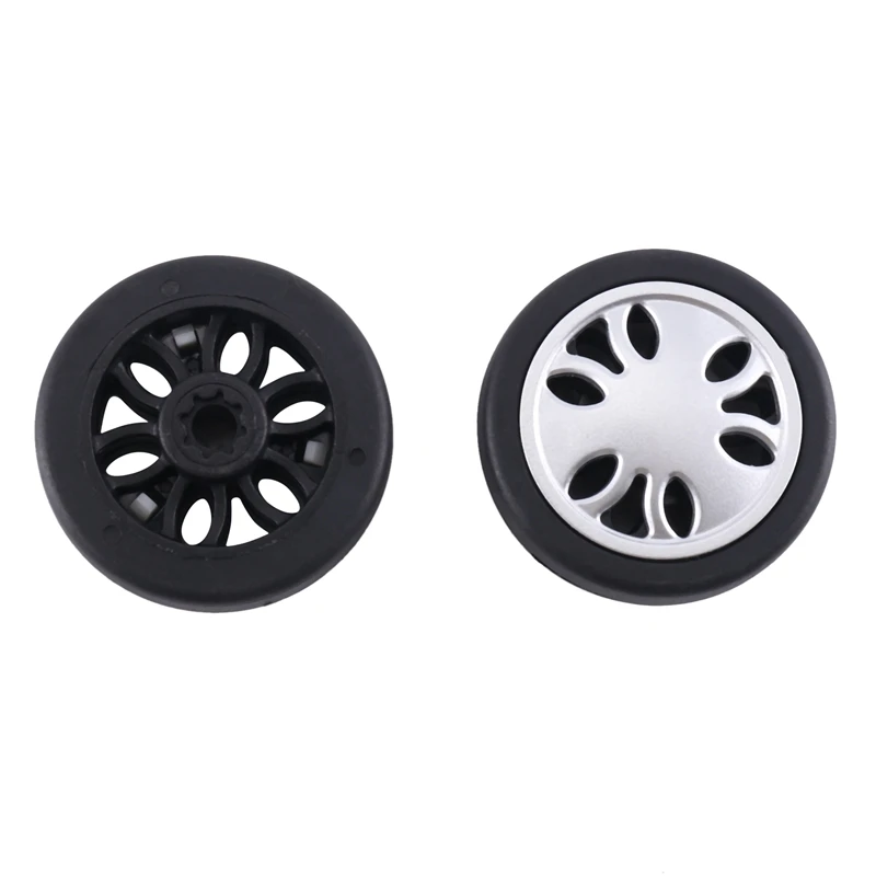 Luggage Wheels Replacement 50Mm X 13Mm Kits Universal Environmentally Friendly 1 Pair