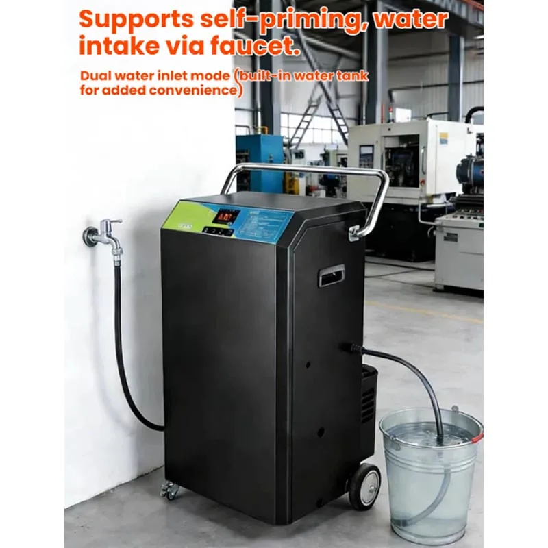 Mobile Trolley Industrial Steam Cleaner Instant Heating High Temp Hot Water Washing Machine Heavy Duty Degreaser (customized)