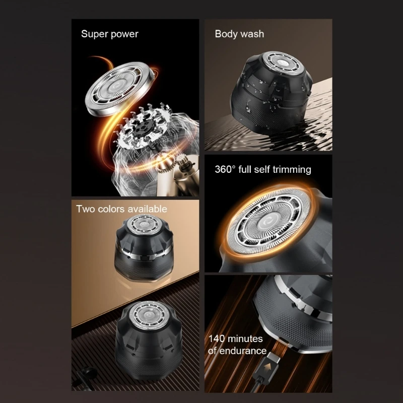 Máy cạo râu điện Máy cạo râu đầu và mặt có thể sạc lại cho nam Máy cạo râu điện