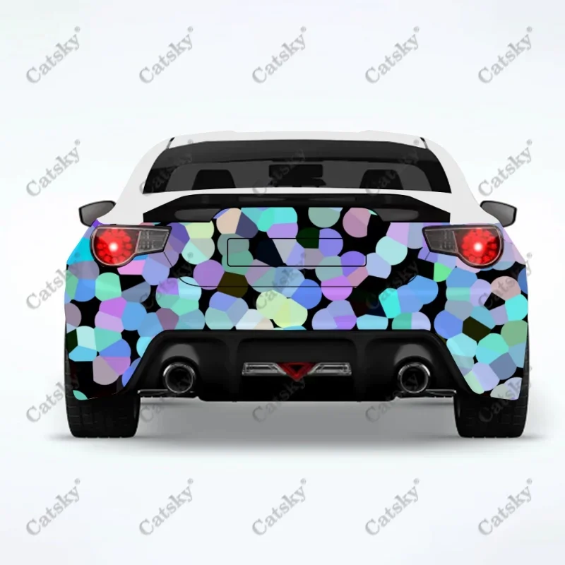 

Abstract Dots Rear Wrap Car Sticker Car-Decal Creative Sticker Car-Body Appearance Modification Car-Protective Film