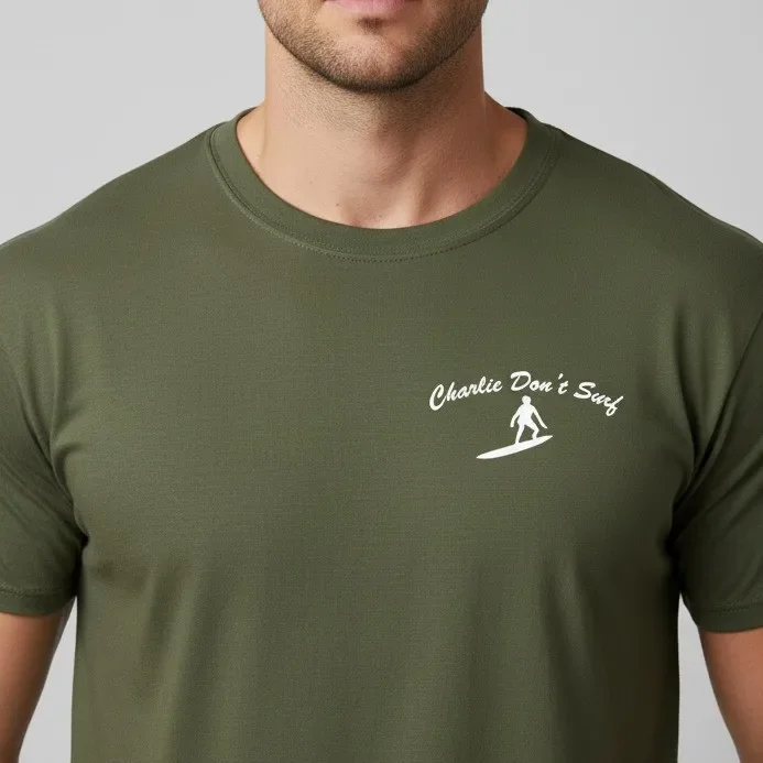 Charlie Don't Surf Pocket Logo T-Shirt - Apocalypse Now, Various Colours