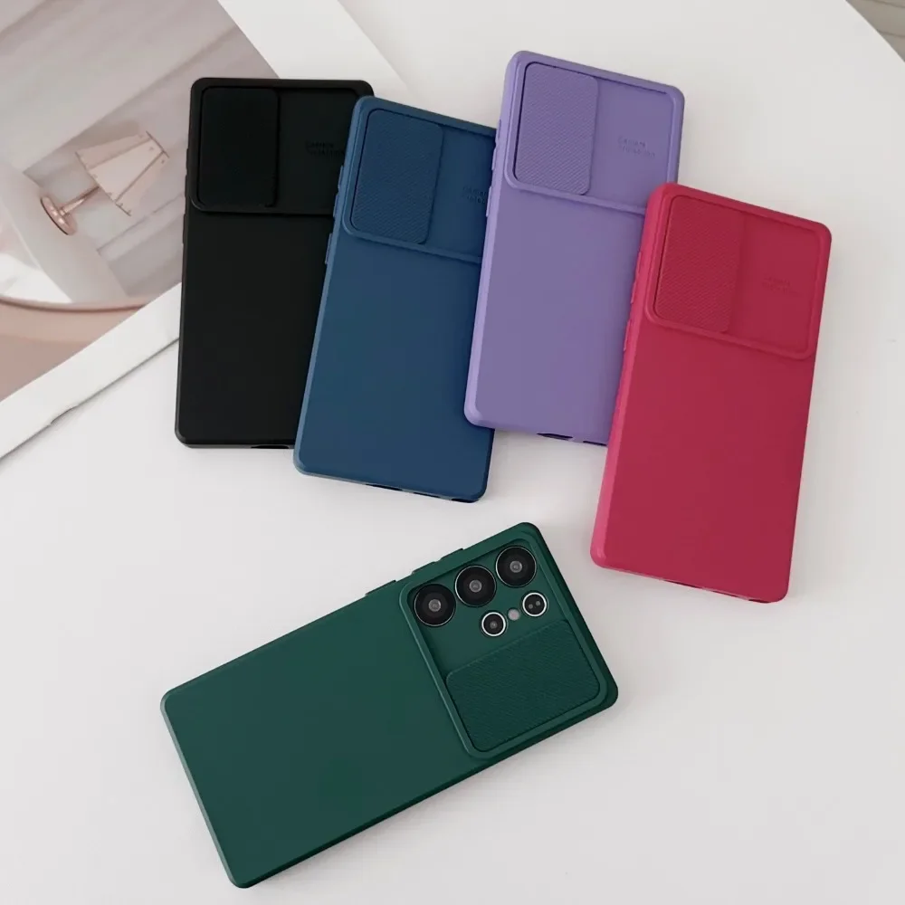 Kamera-Schutz-Schiebehülle für Samsung S26 S25 24 S23 S22 S21 Ultra Plus FE A16 A06 A34 A24 A14 A54 A53 A33 A55 A35 A15 Cover