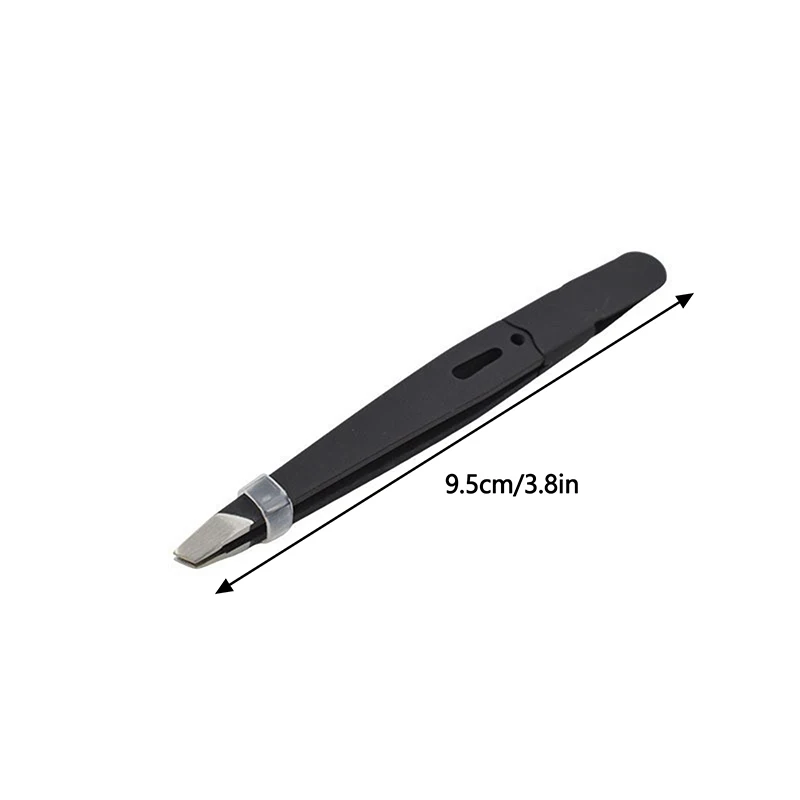 الشعر الناعم مجتذب الفولاذ المقاوم للصدأ مائل العين الحاجب كليب إزالة أدوات ماكياج الحاجب الملقط الملونة الشعر الجمال