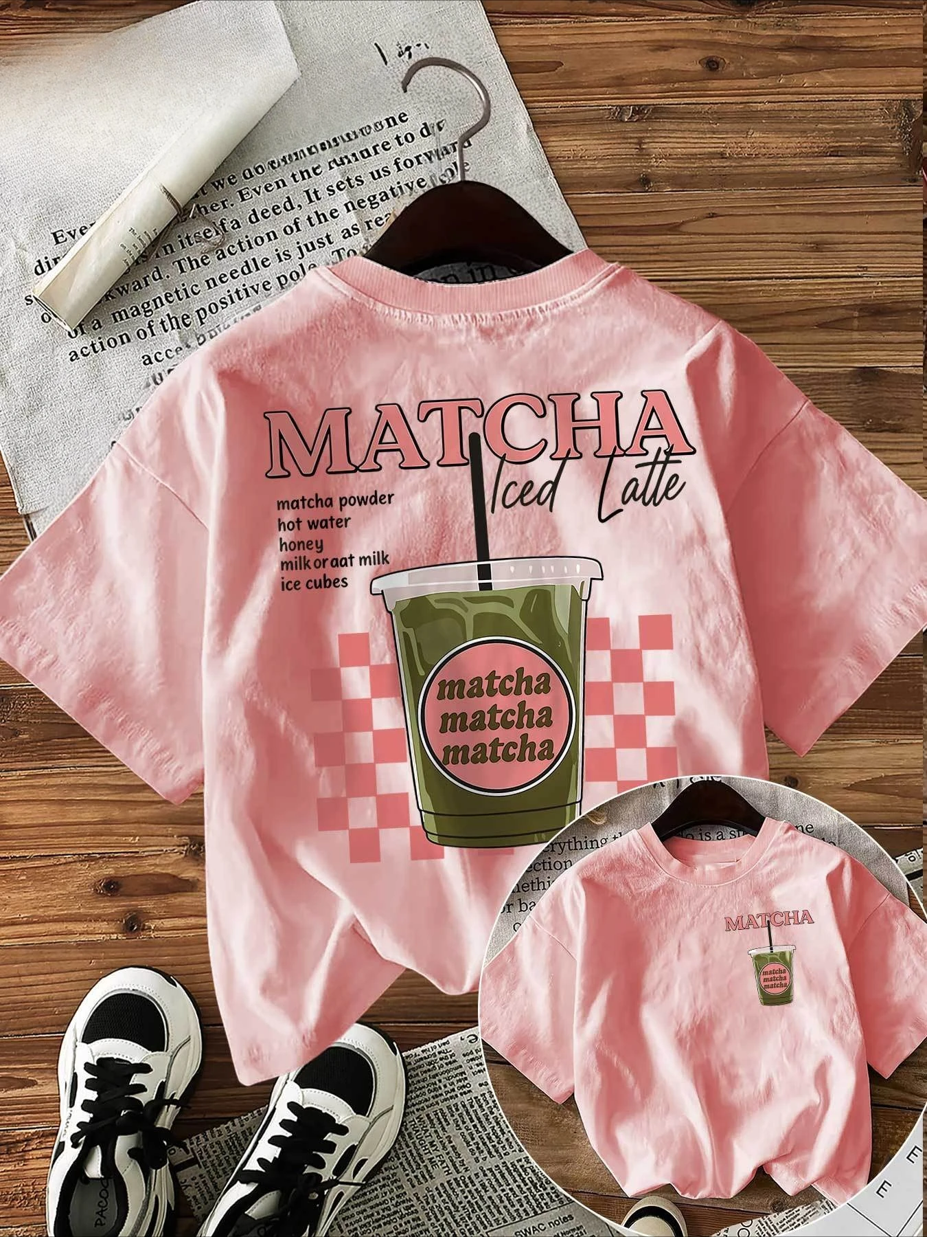 Personality Trendy Fashion Pure Sleeve Elegance Street American Style Comfortable Round Neck Daily Breathable Sweet Style Fresh