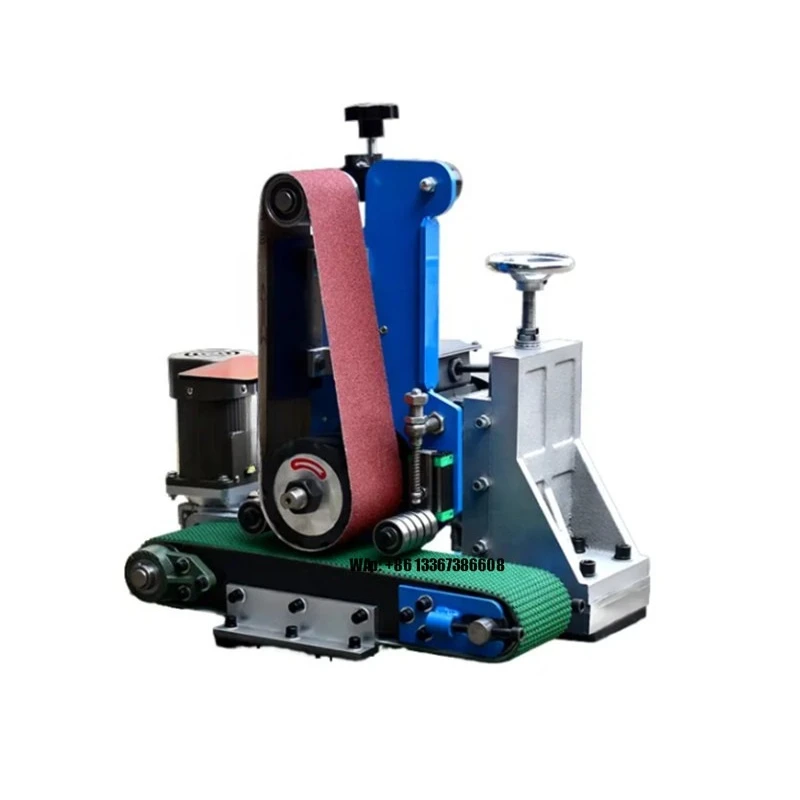 Type Small Belt Metal Sanding Device with Conveyor Belt for Flat Surface