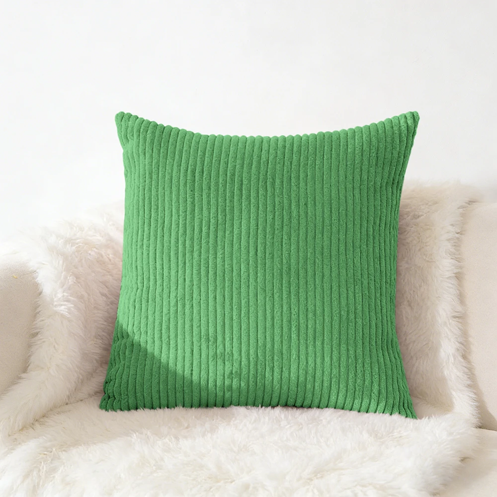 Cord-Kissenbezug, 40 x 40, 45 x 45, 50 x 50, 30 x 50 cm, weicher Plüsch-Flanell-Kissenbezug, flauschiger Couch-Kissenbezug für Sofa und Wohnzimmer