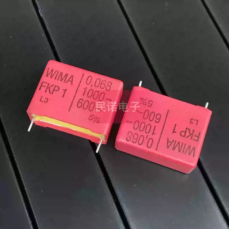 New Weima capacitor WIMA FKP1 1000V 0.068UF 1000V 683 68NF with a pin distance of 27.5