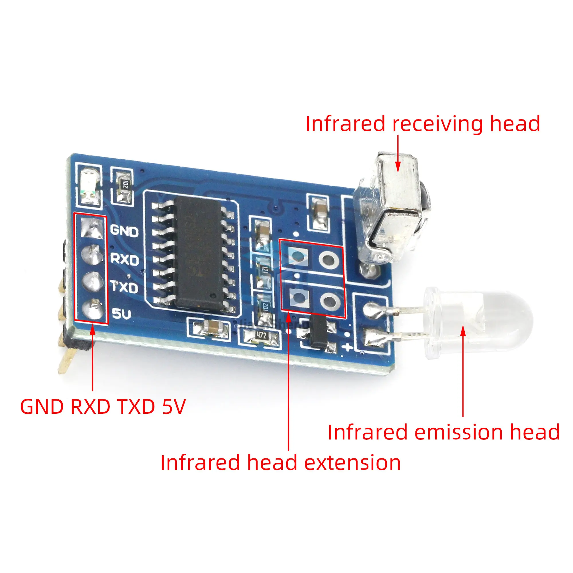 5V IR Infrared Remote Decoder Encoding Transmitter Receiver Wireless Module Quality in Stock