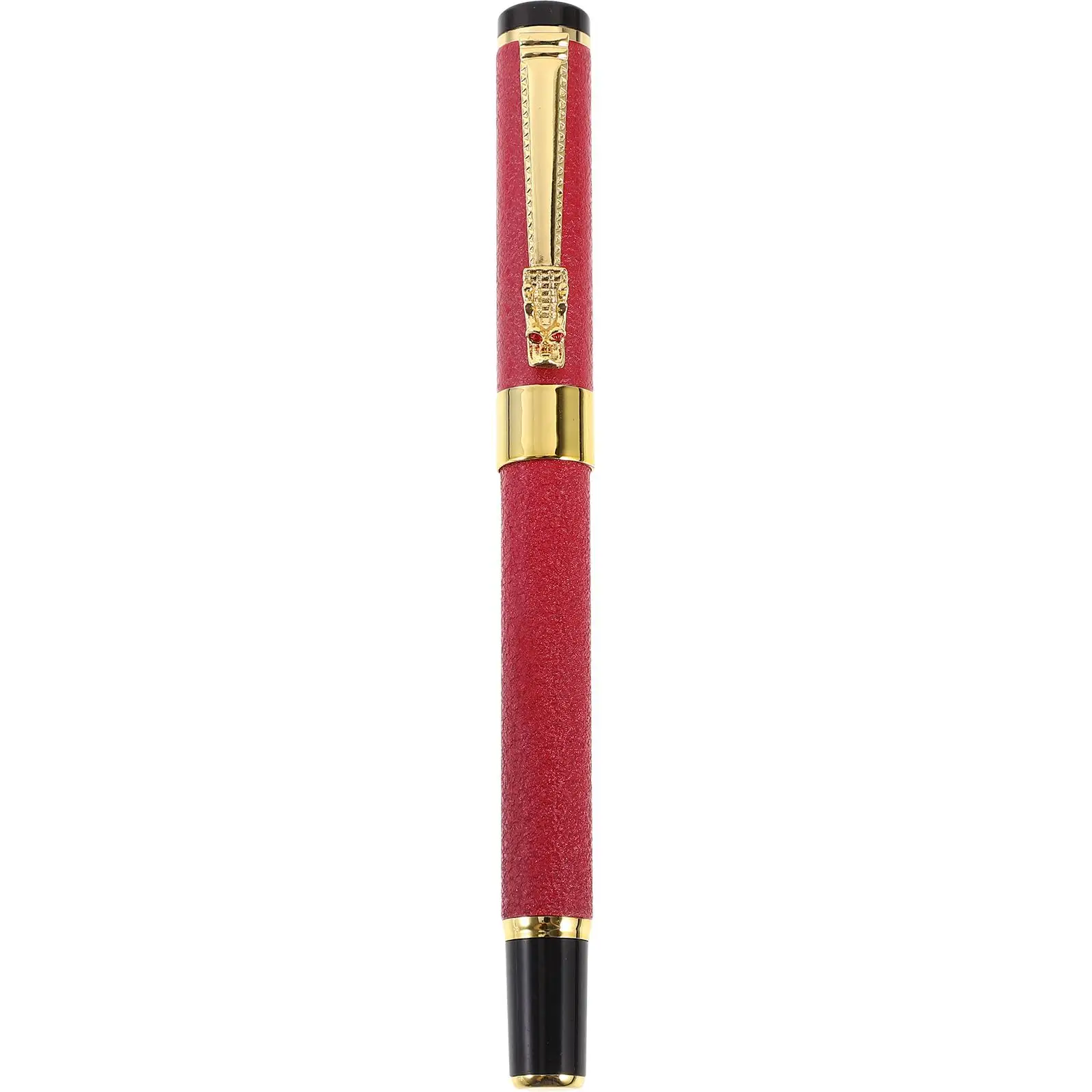 Bolígrafos de letrero de Metal, tinta de Gel, bolsillo para chica, escritura, regalo de dibujos animados, plástico corto, pequeño estudiante, metálico