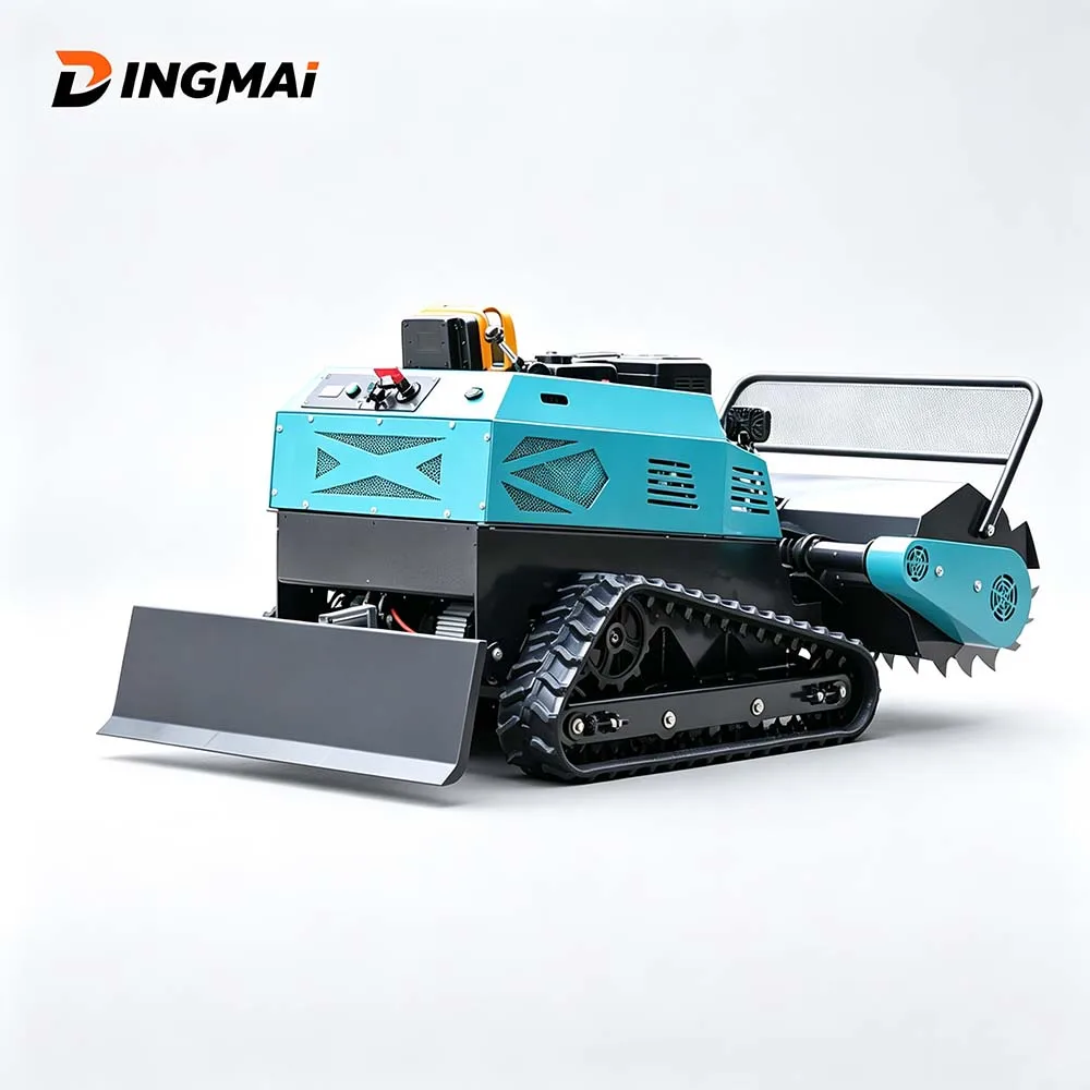 Free Shipping Customized All Terrain RC Lawn Mower Serrated Manganese Blade Adjustable Cutting Height For Sports Field Green