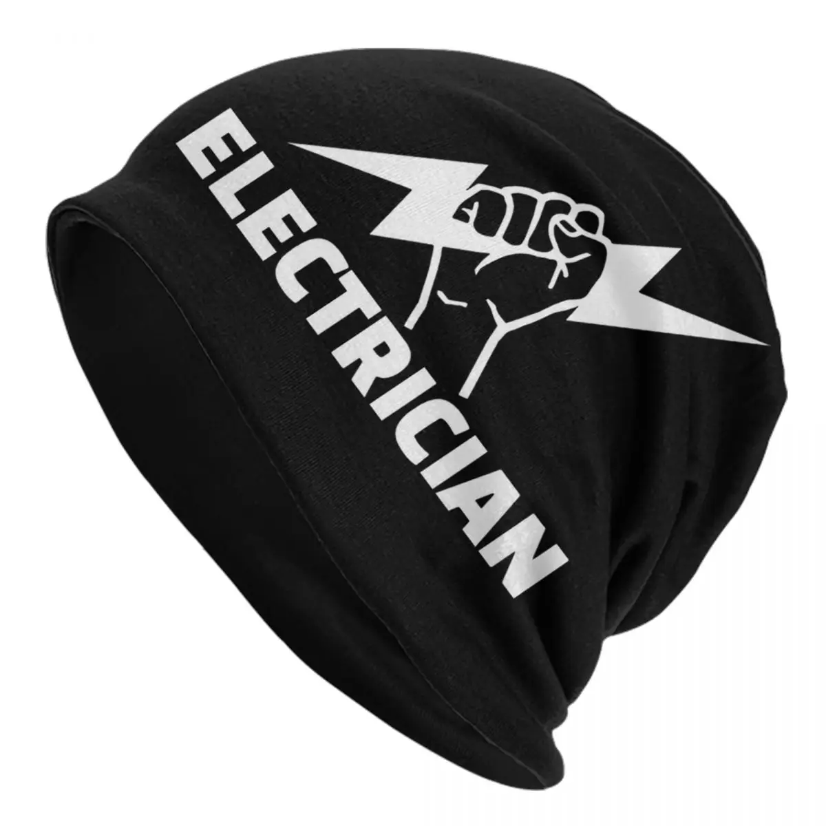 Custom Electrician Beanie Cap Unisex Winter Bonnet Femme Knitted Hats Outdoor Engineer Electrical Power Skullies Beanies Hats