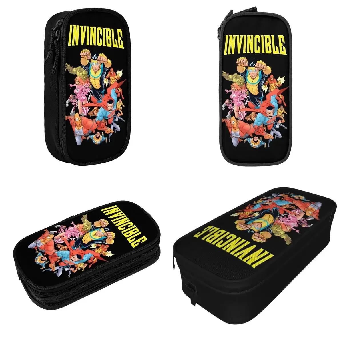 

Cute Best Invincible Ever Pencil Cases Pencil Pouch Pen for Student Large Storage Bags School Supplies Zipper Stationery