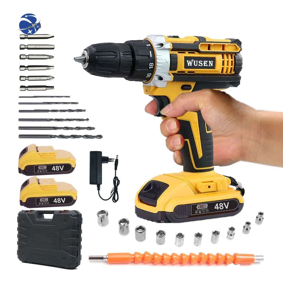 Rechargeable Brushless Bor Cordless Impact Drill Industrial Electric Portable 21v Other Power Drills