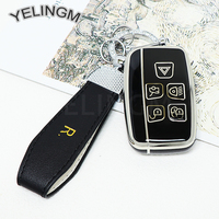 For Land Rover Range Rover Sport Evoque Velar Discovery 5 Jaguar XE XF E-Pace F-Pace A9 A8 A9 X8 XJ XFL XJL Car Key Case Cover