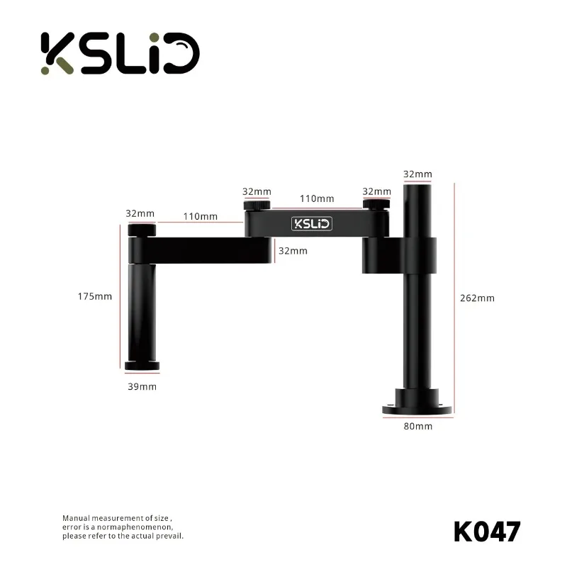 kslid k047 microscopio braco oscilante metal universal telescopico dobravel 360 suporte de inspecao de manutencao de levantamento fixo de braco unico 01